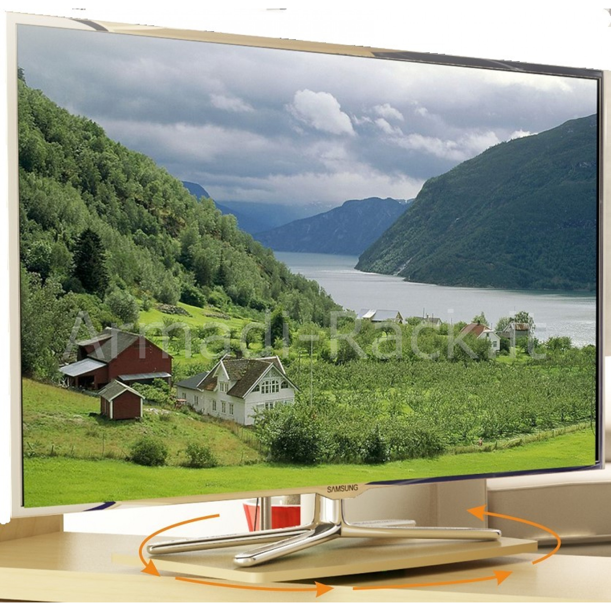 Base supporto girevole per tv