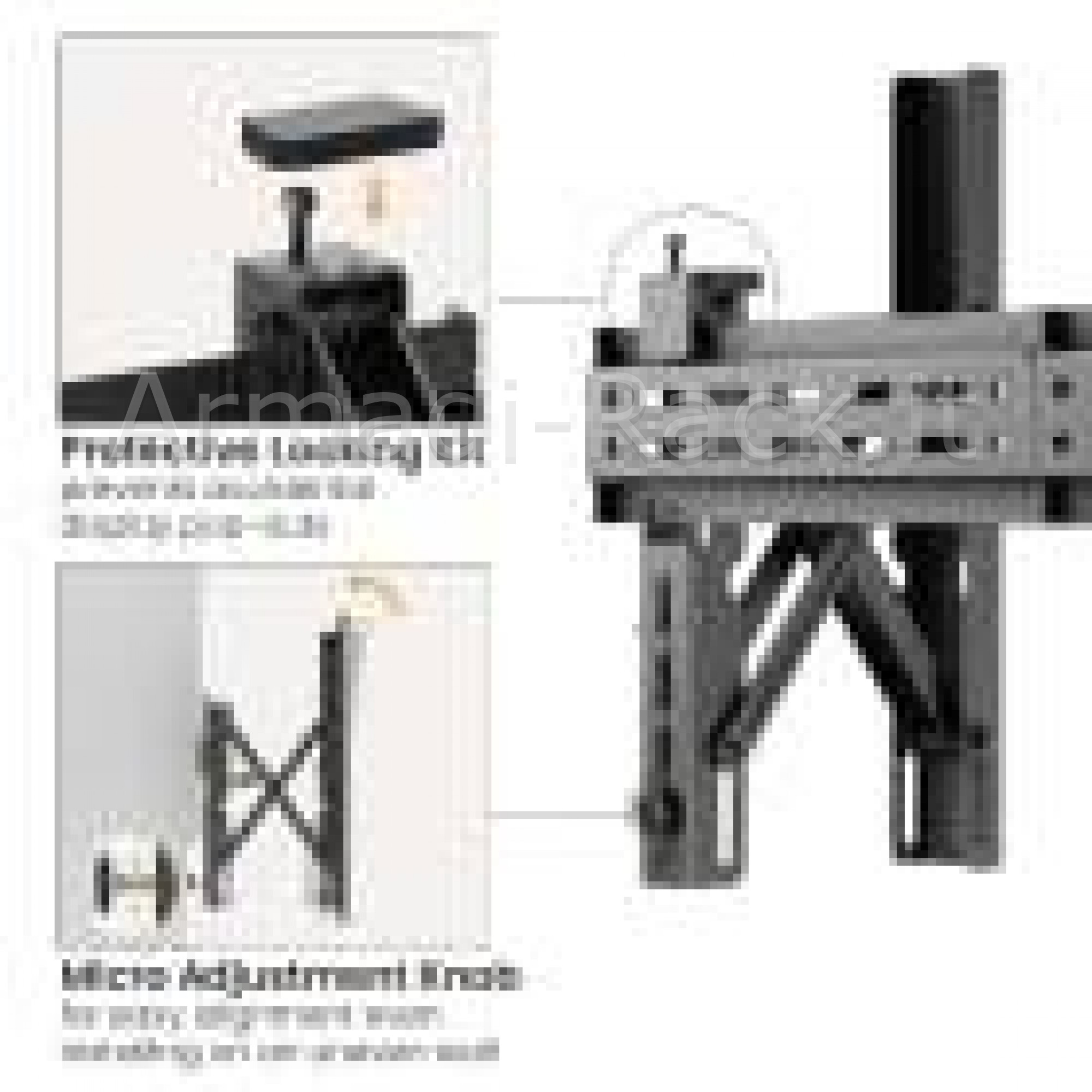 Braccio supporto video wall 37"-70" fino a vesa 600x400