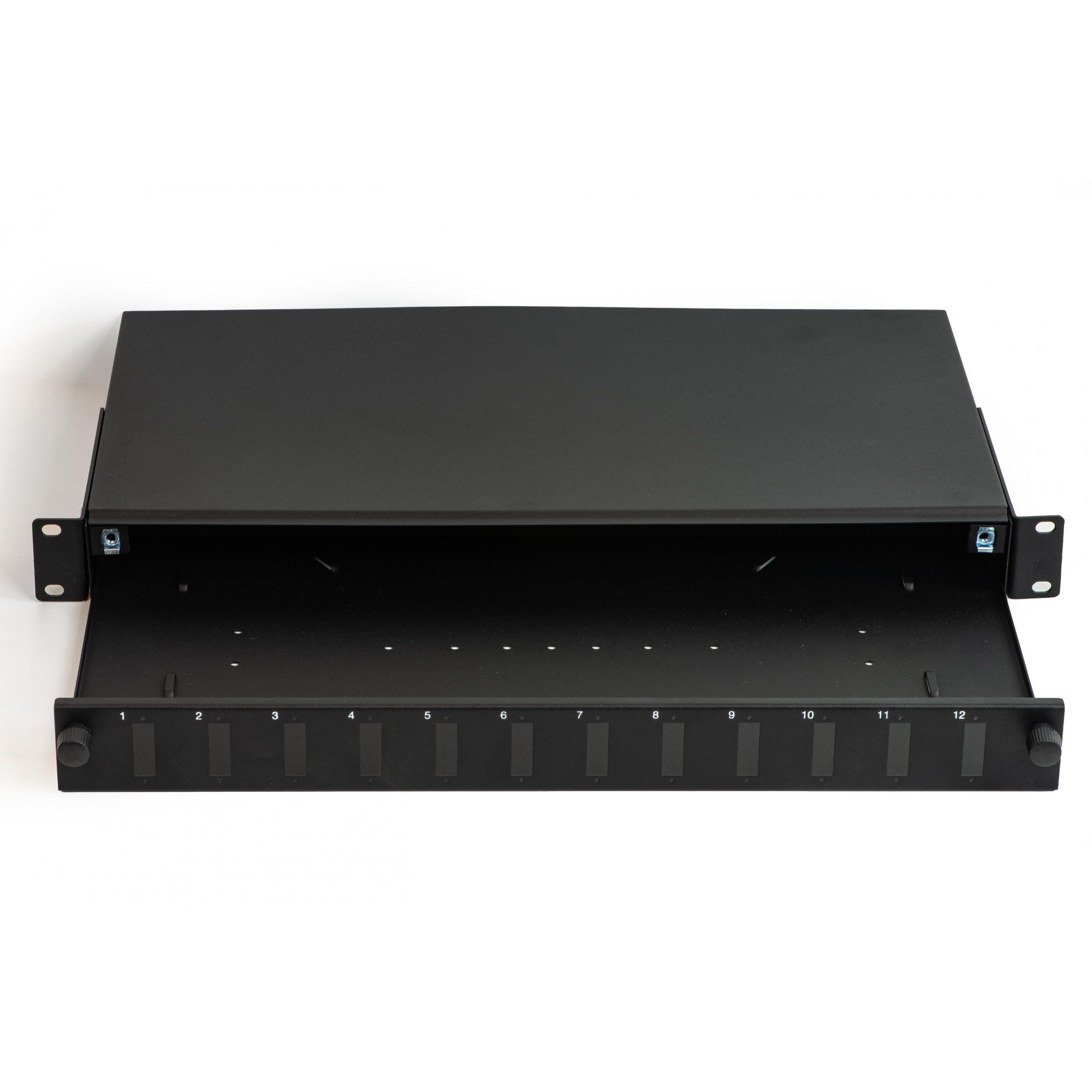 Cassetto fibra ottica 12 porte per adattatori sc duplex 1 unità per...