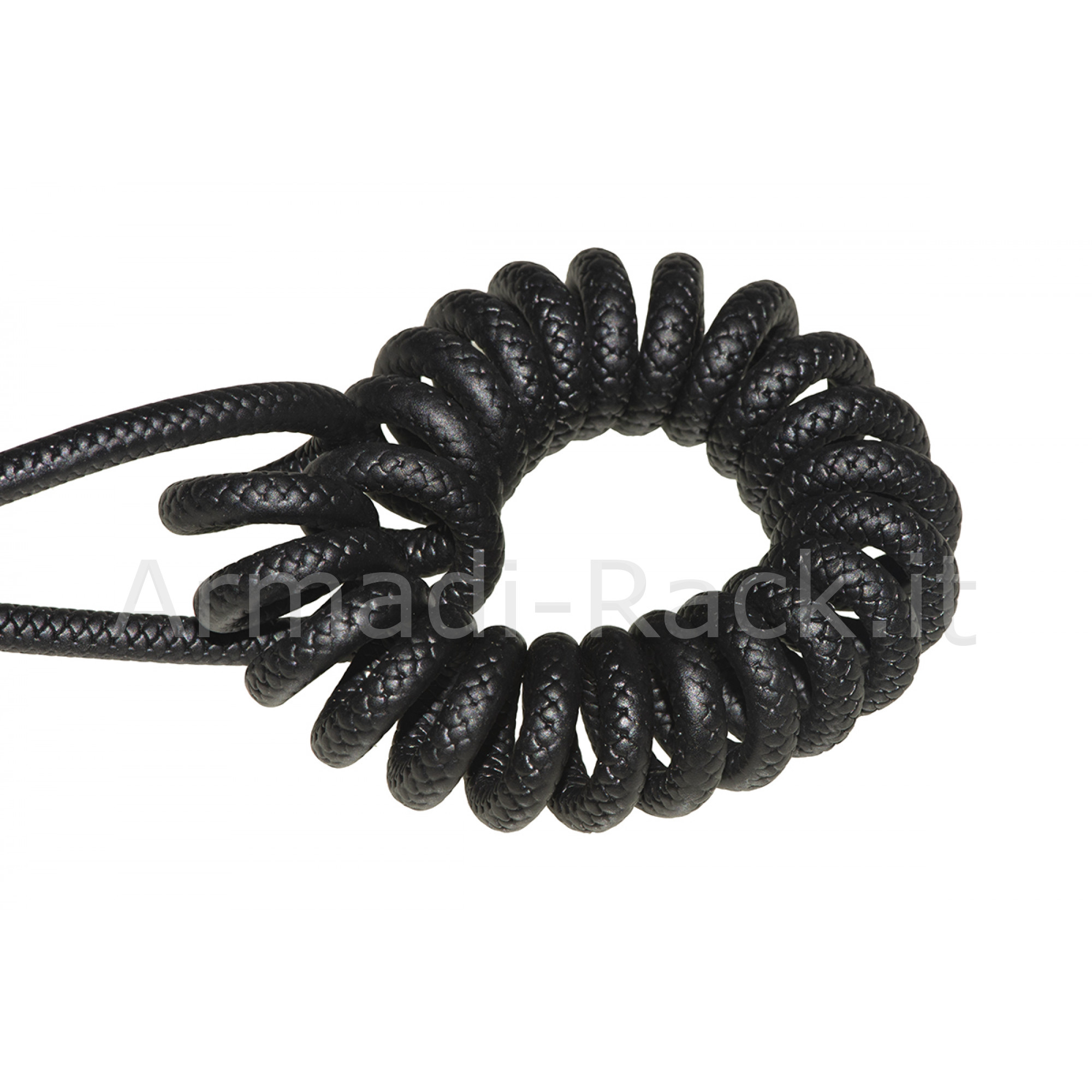 Cavo usb-c mt 1,2 cavo a spirale colore nero con protezione flessibile...