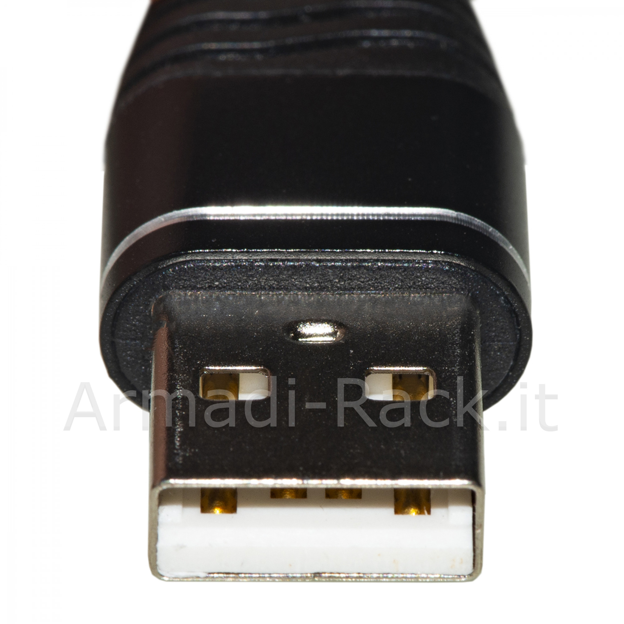 Cavo usb-c mt 1,2 cavo a spirale colore nero con protezione flessibile...