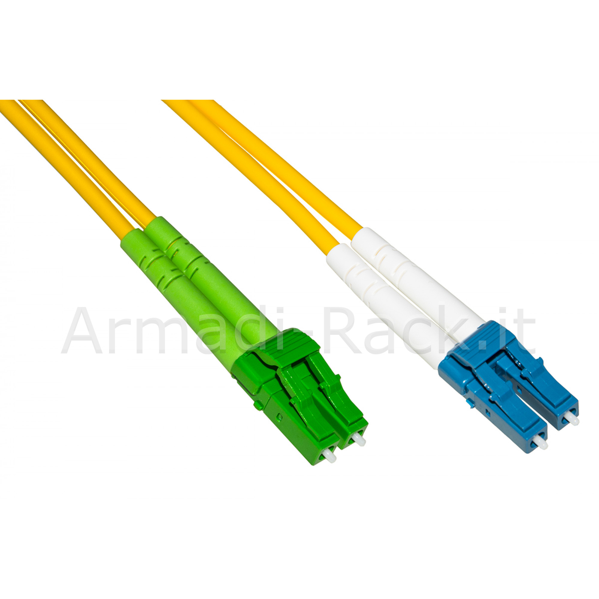 Cavo fibra ottica lc apc a lc upc singlemode duplex mt.5 - Armadi Rack