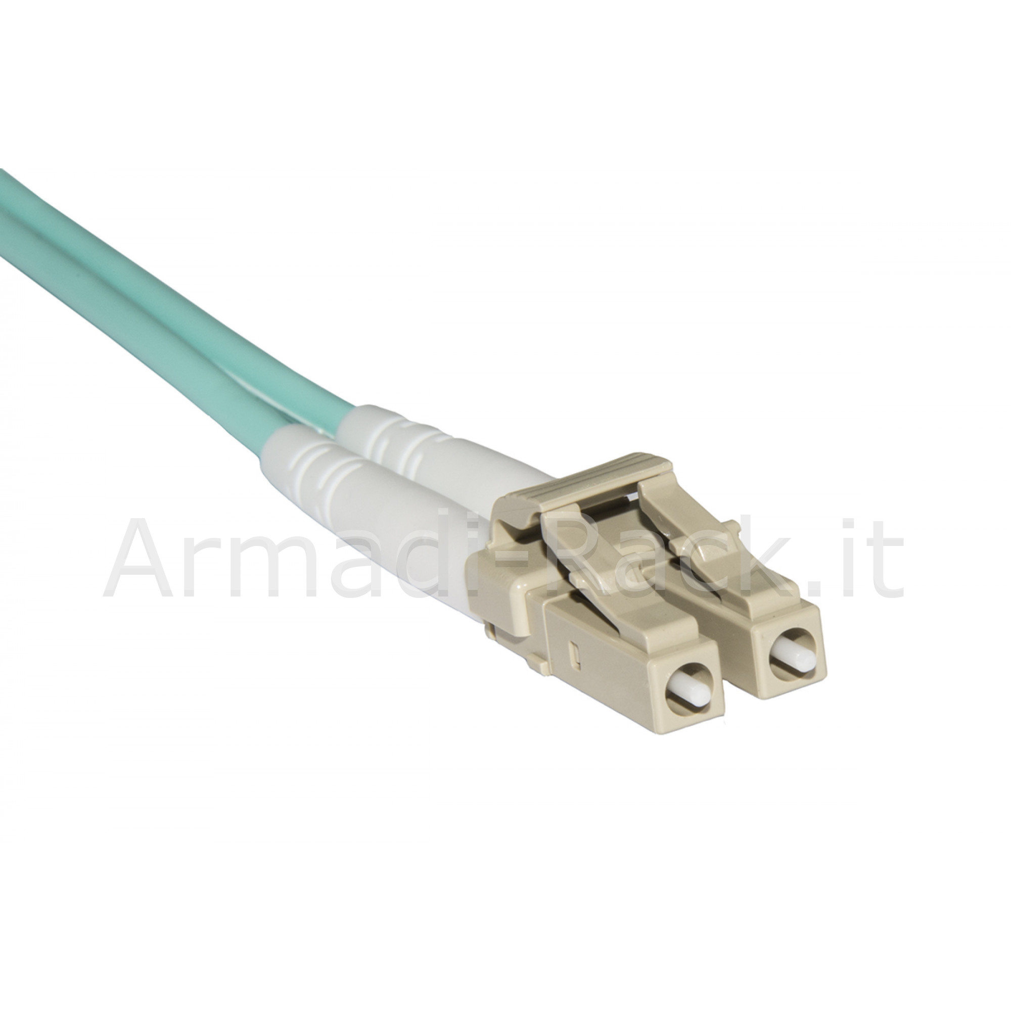 Cavo fibra ottica lc a lc multimode duplex om3 50/125 mt.100