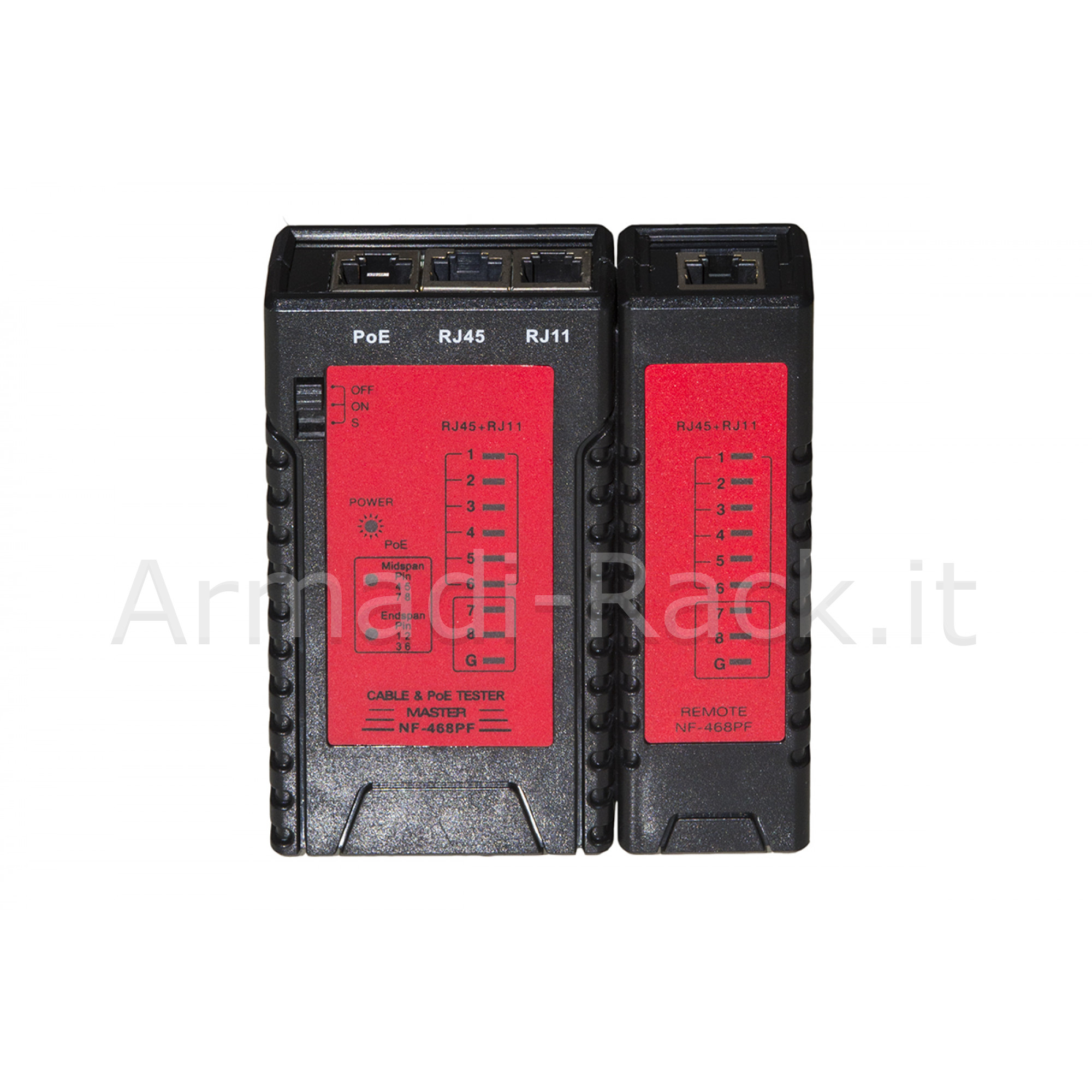 Tester di Rete per Cavi Rete Rj11 Rj45 E Poe
