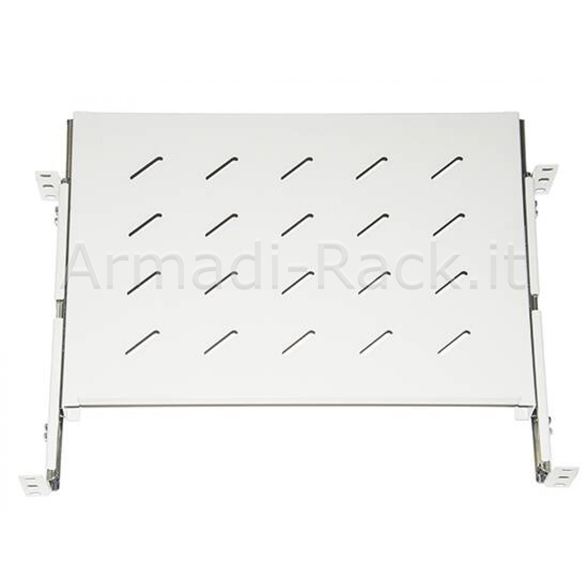 Ripiano universale per armadio rack estraibile su binari - Armadi Rack