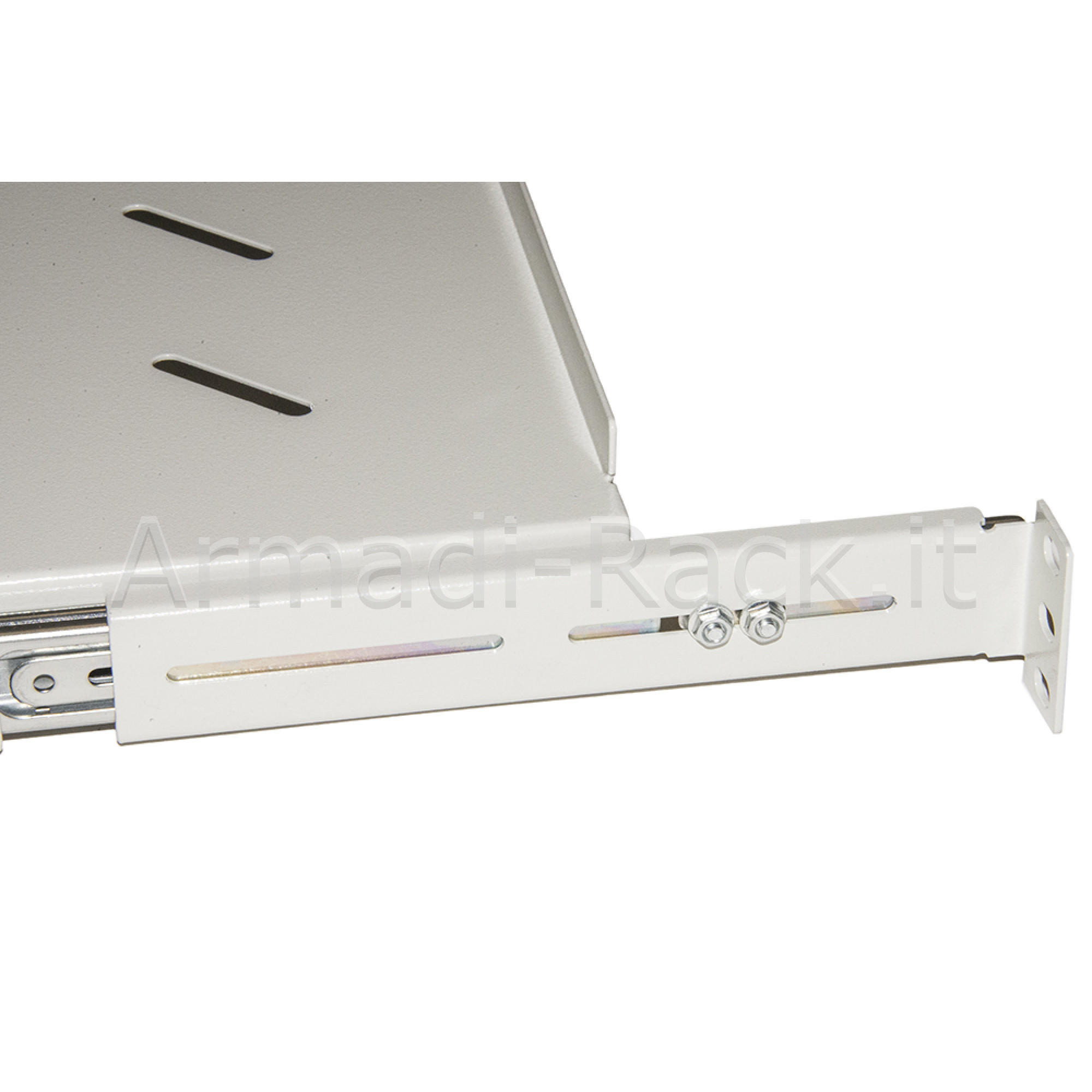 Ripiano universale per armadio rack estraibile su binari - Armadi Rack