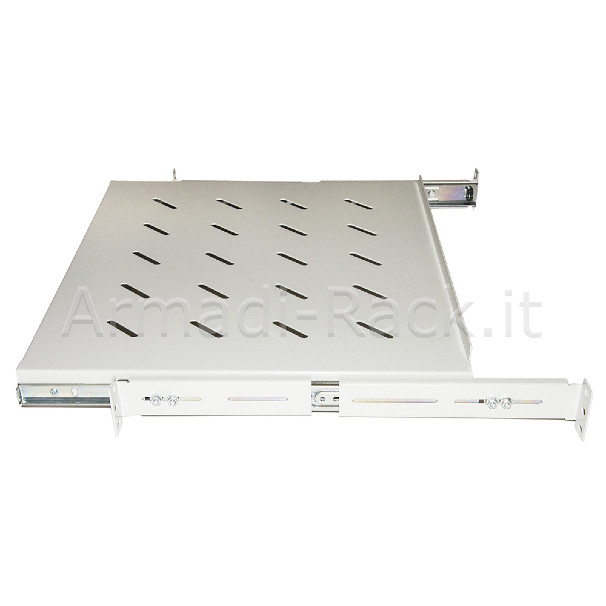 Ripiano universale per armadio rack estraibile su binari - Armadi Rack