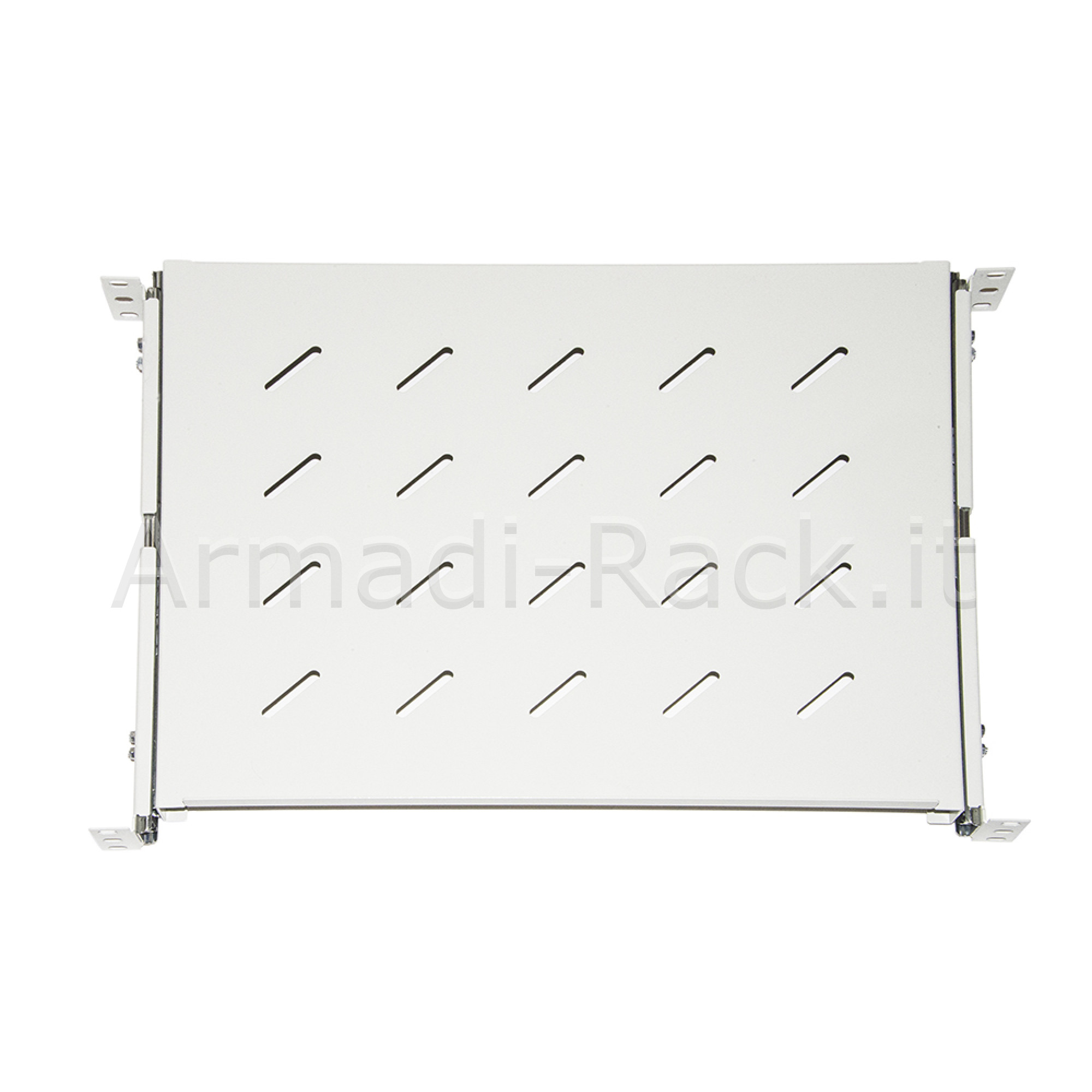 Ripiano universale per armadio rack estraibile su binari - Armadi Rack