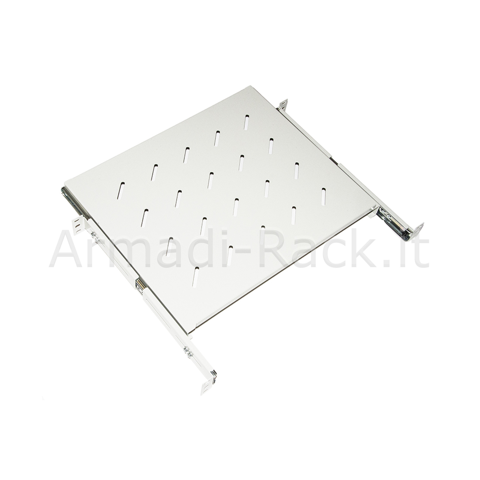 Ripiano universale per armadio rack estraibile su binari - Armadi Rack