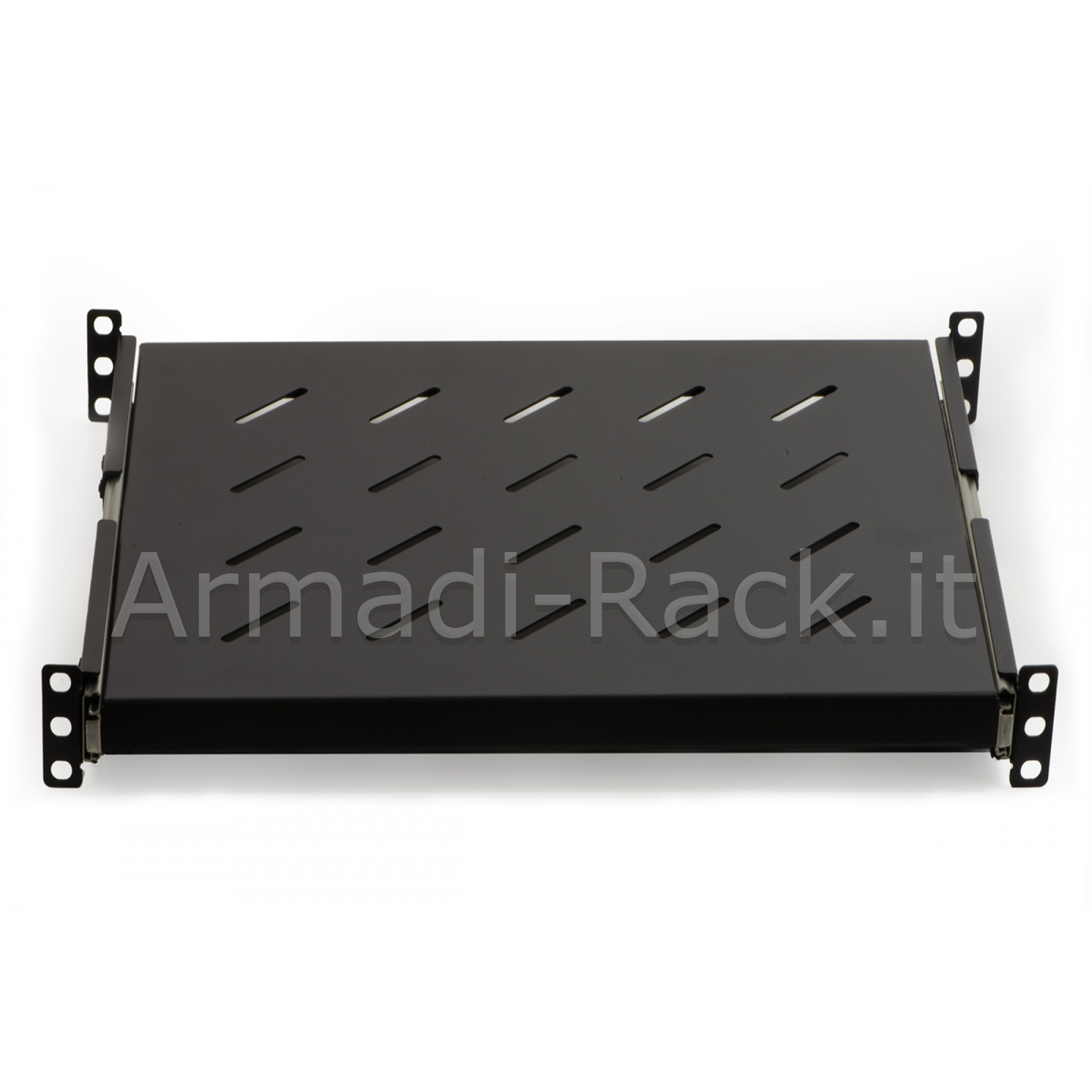 Ripiano universale per armadio rack estraibile su binari telescopici 1...