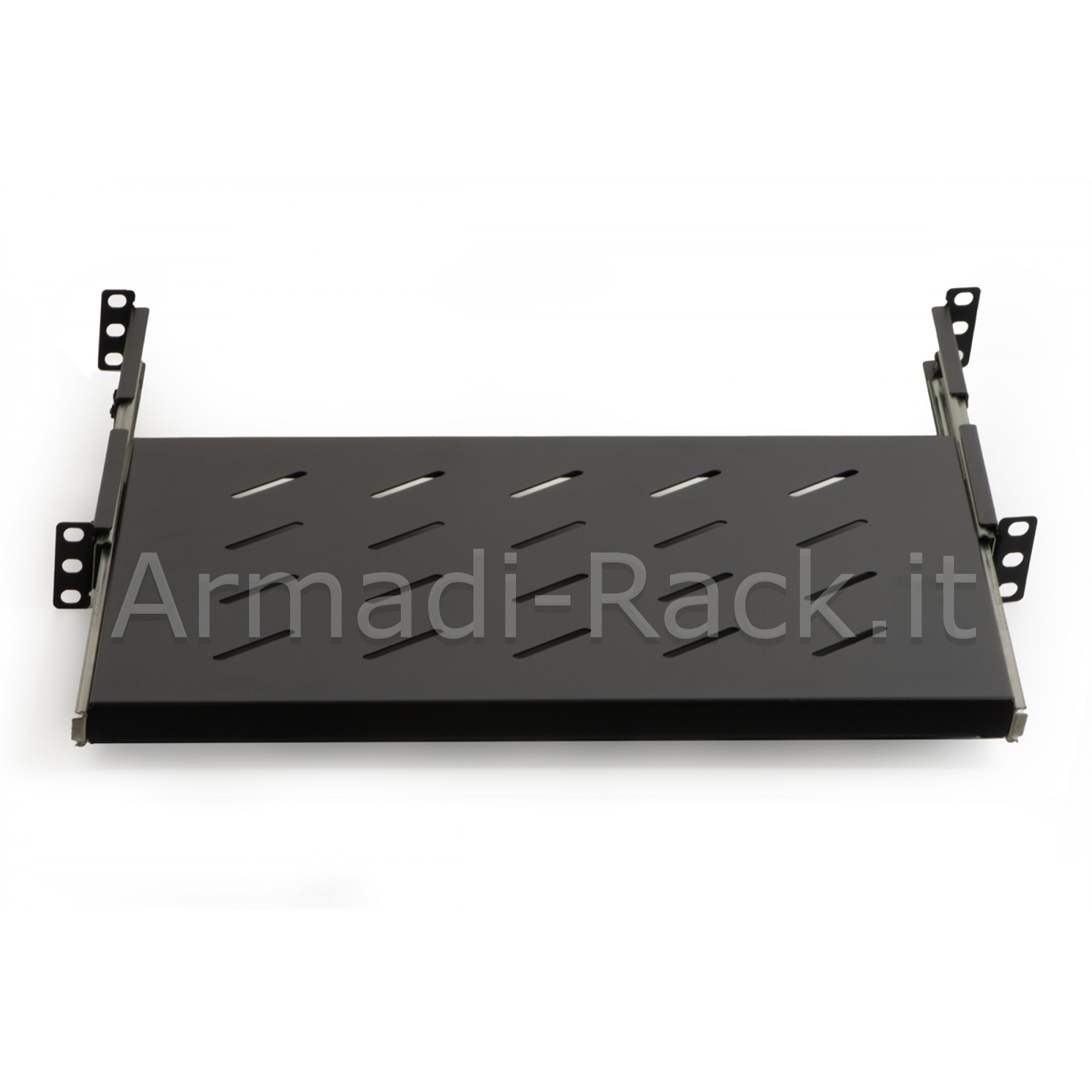 Ripiano universale per armadio rack estraibile su binari telescopici 1...