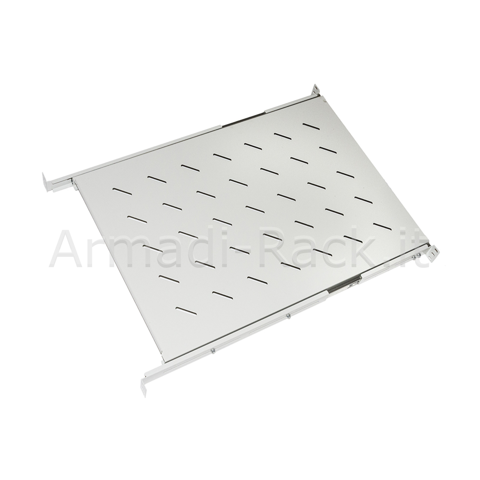 Ripiano universale per armadio rack estraibile su binari telescopici 1...