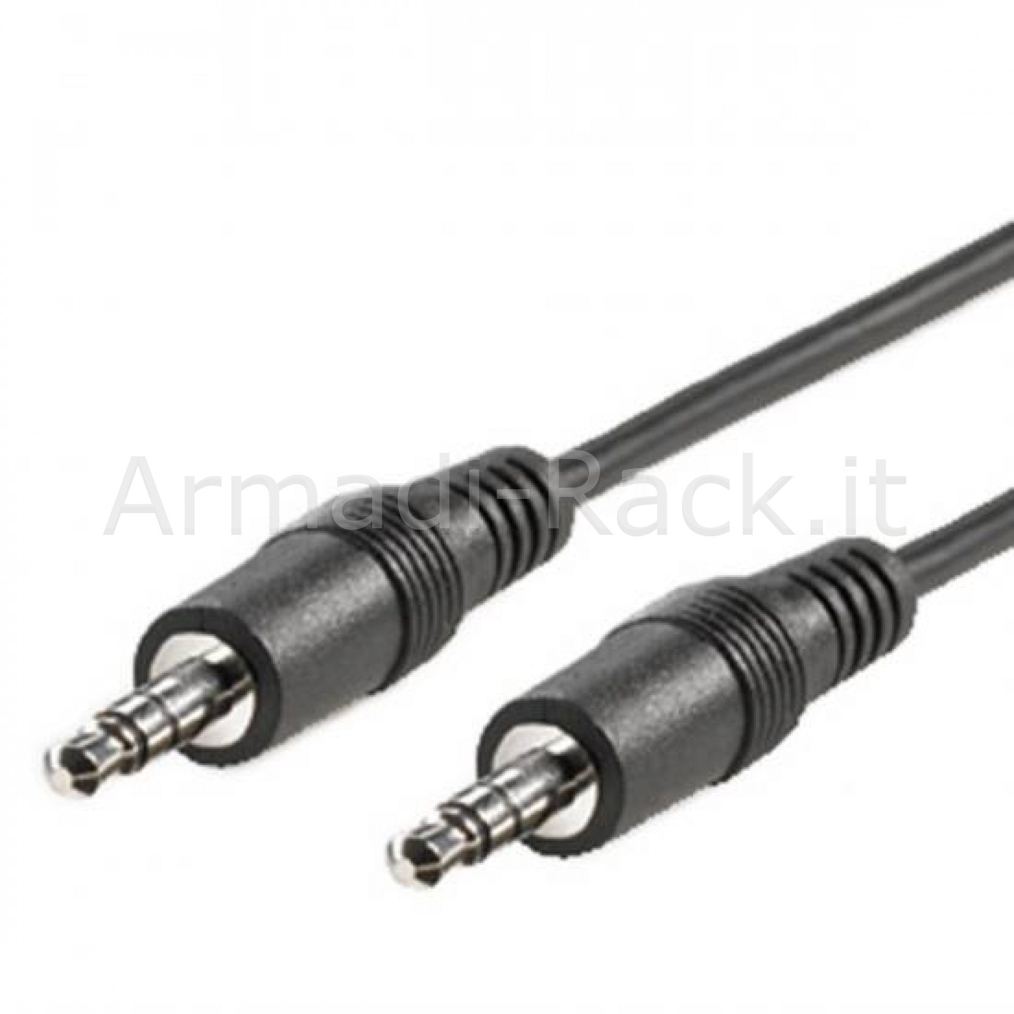 Cavetto cm 20 connettori 3,5 mm. stereo maschio/maschio