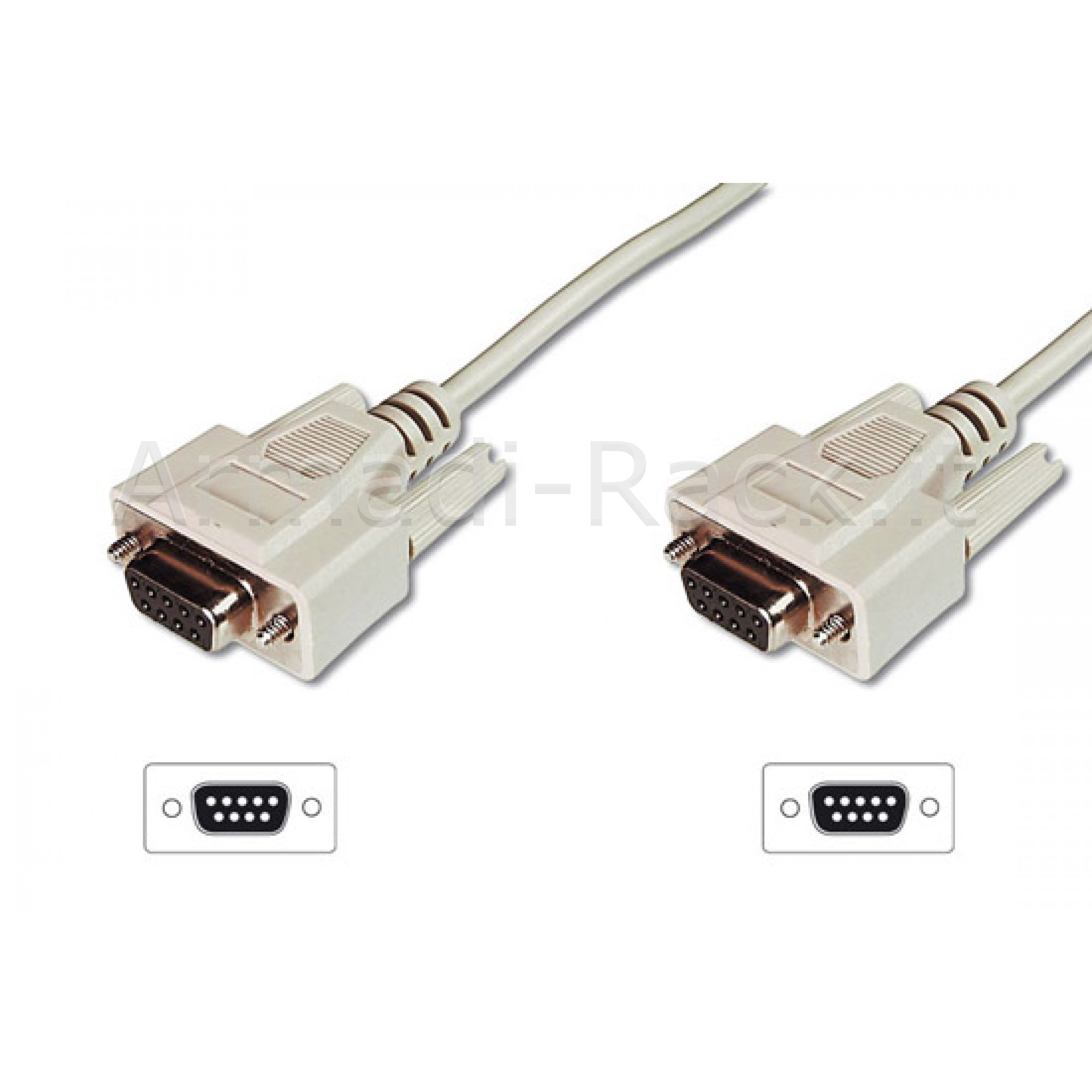 Cavo Prolunga 9 Poli (Per Modem Mouse Ecc.) Custodie Pressofuse Viti...