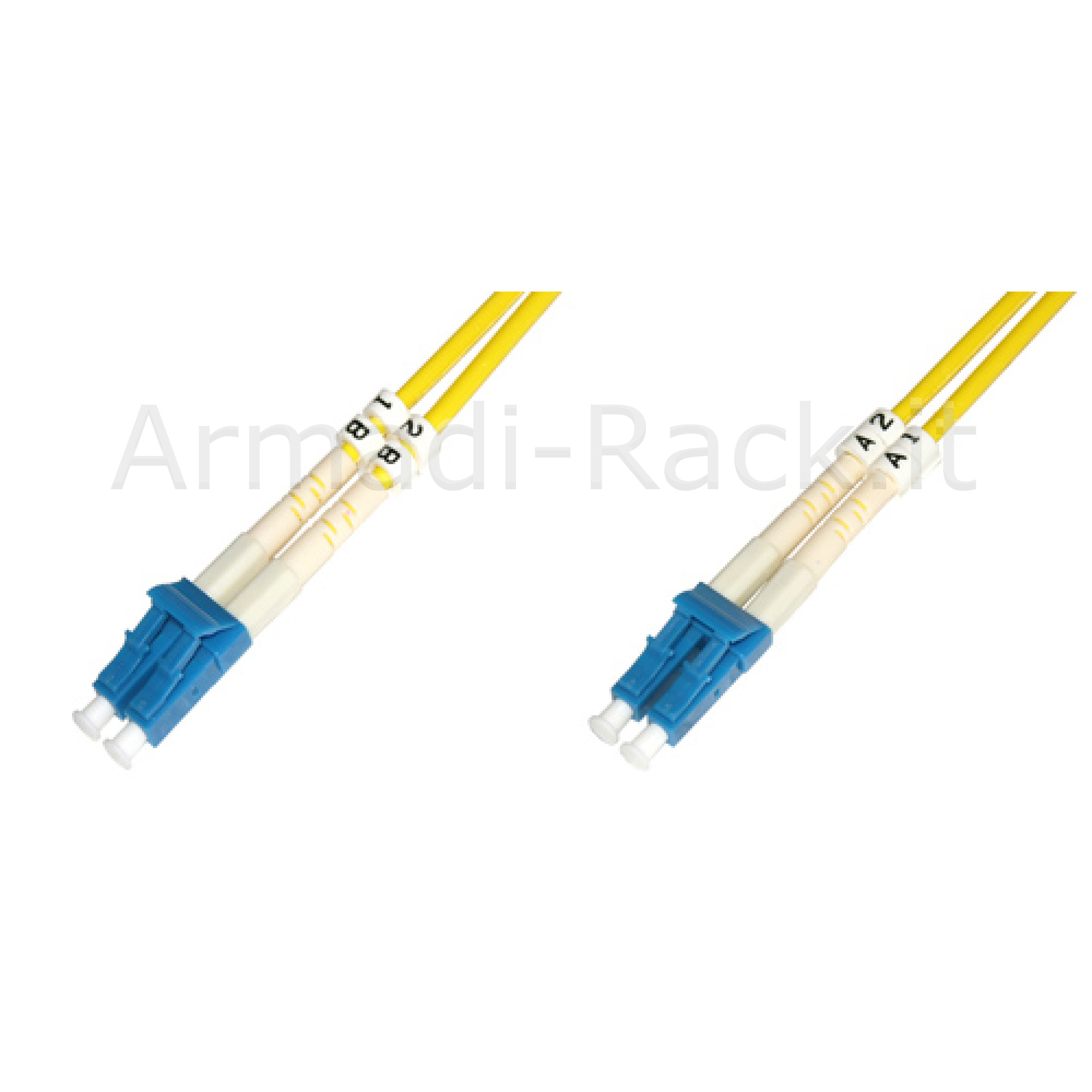 Cavo Fibra Ottica Lc a Lc Monomode Duplex 9/125 Mt.2 (Dk-2933-02)