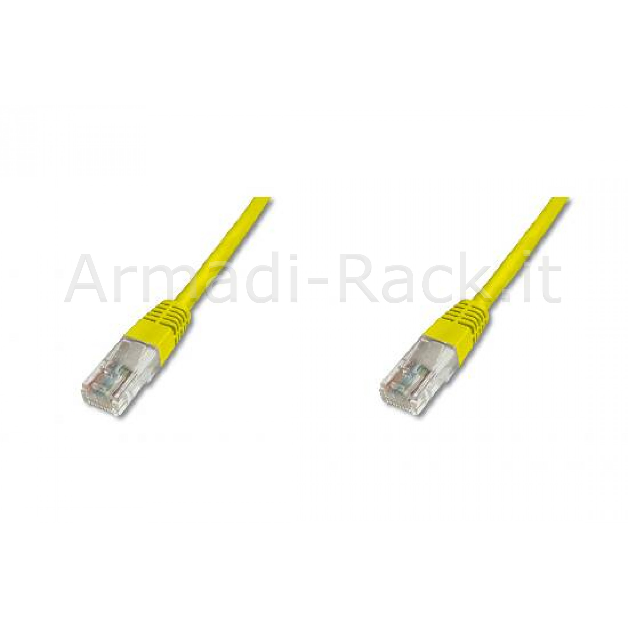 Cavo Rete Utp Cat 5E Non Schermato - Mt. 50 Giallo (Amcup80500Y)