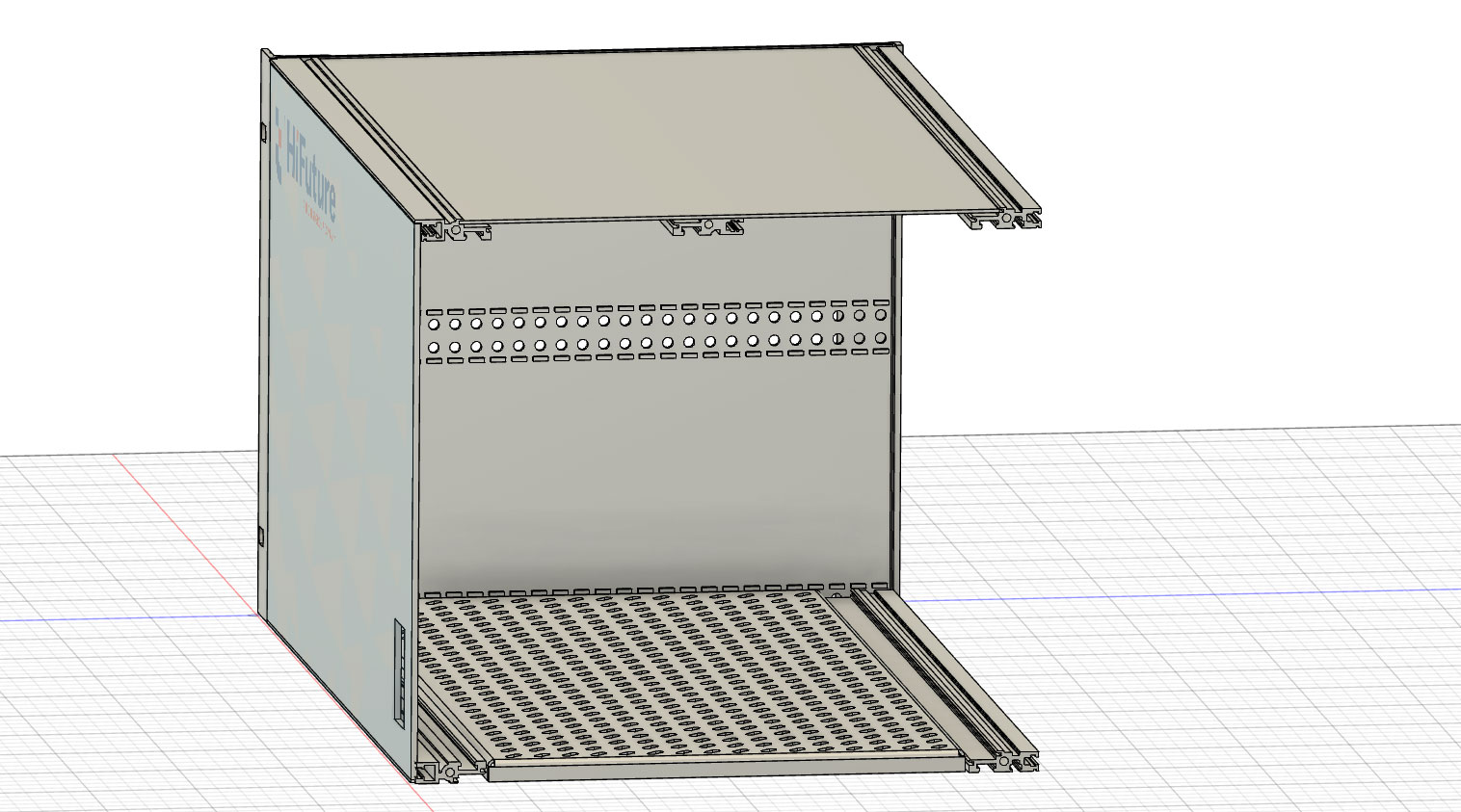 SUBRACK 1 X 6U - 290 X 84TE - Composizione come da BOM allegata