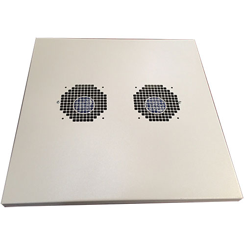 Tetto areato con griglie di predisposizione per 2 ventole 120 x 120...
