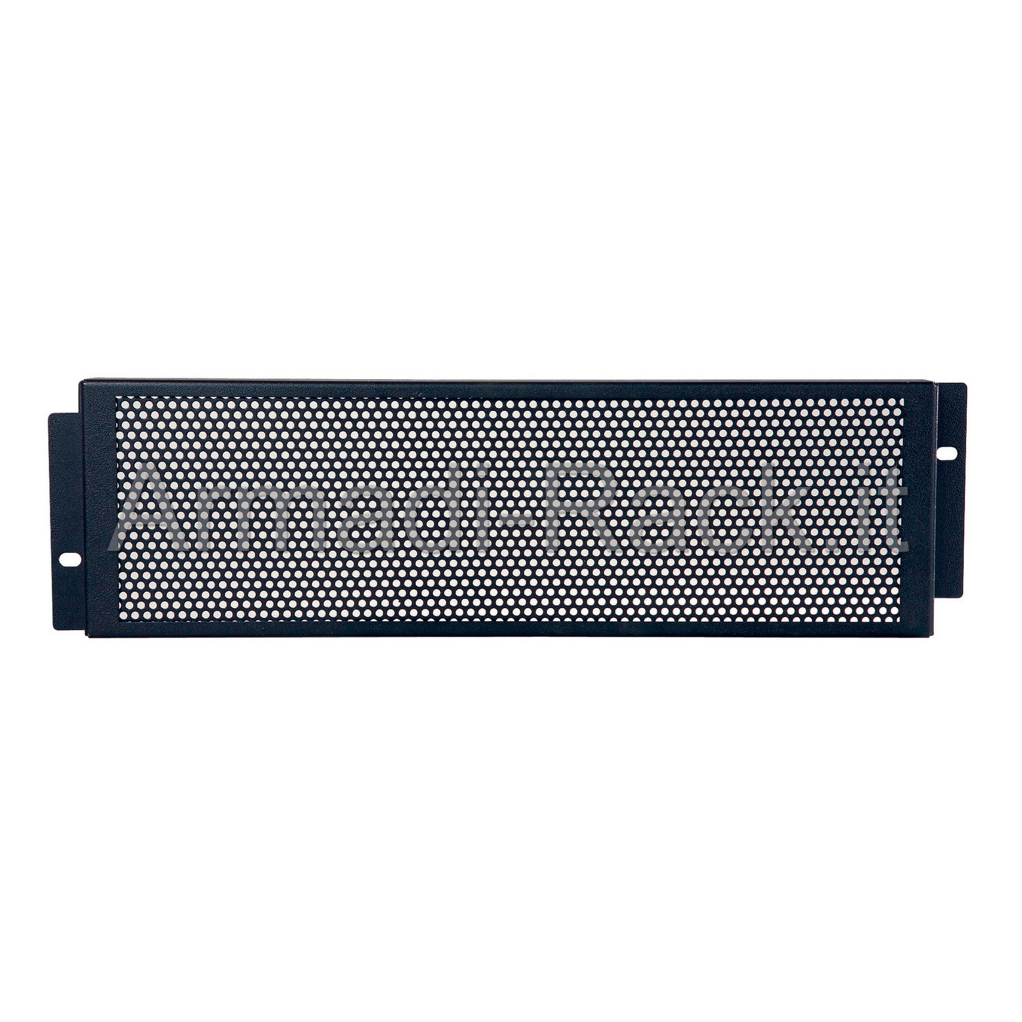Pannello rack 19" 3 unità di protezione realizzato in metallo