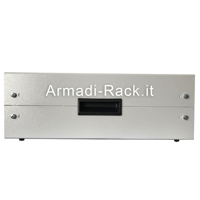Contenitore standard rack alto 4U (185mm), largo 84TE/19 pollici (496mm),...