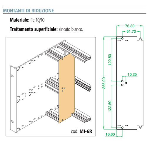 Montante di Riduzione 6U