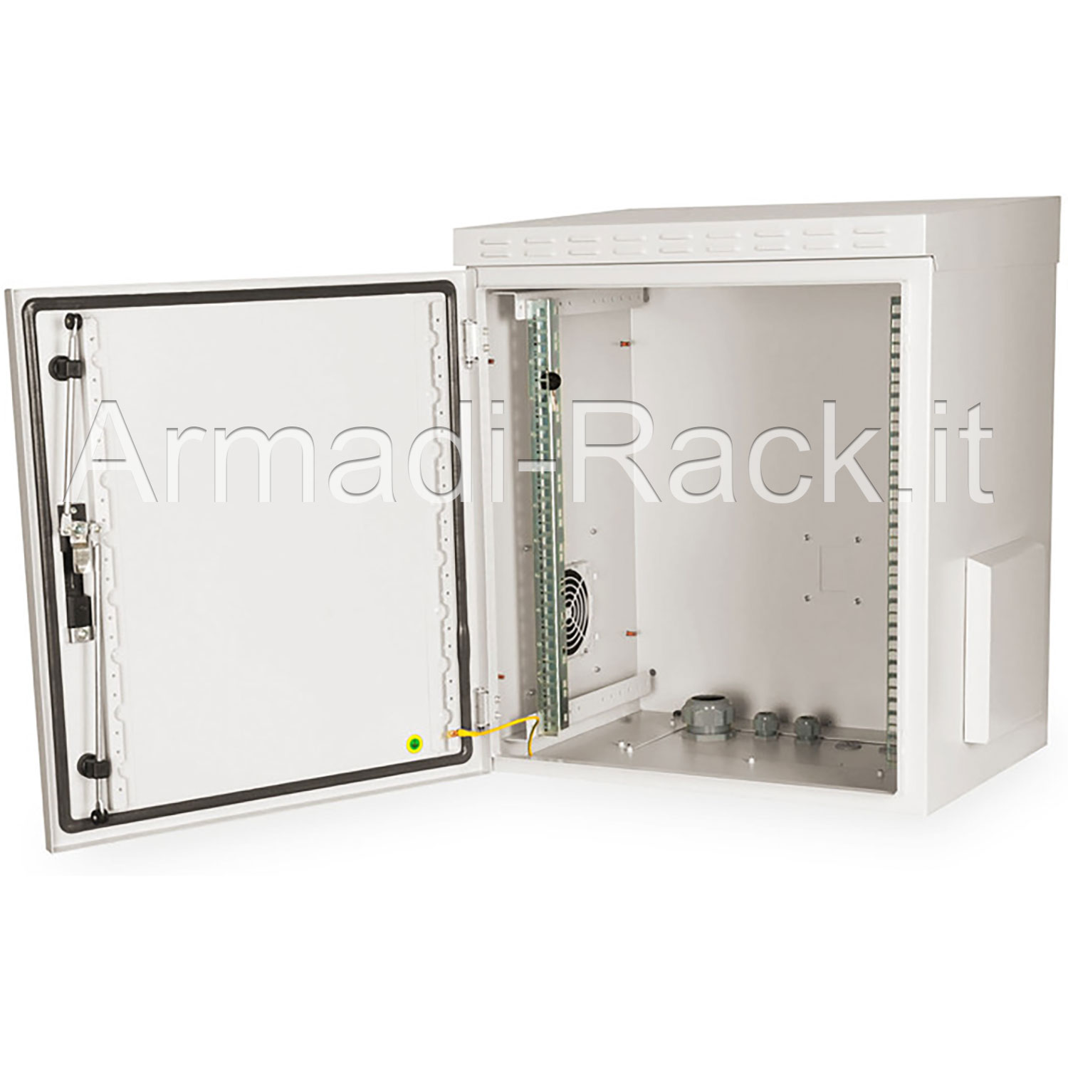 Armadio 7 unità rack per esterno IP55 Outdoor Wall Mounting 19'' - Armadi  Rack