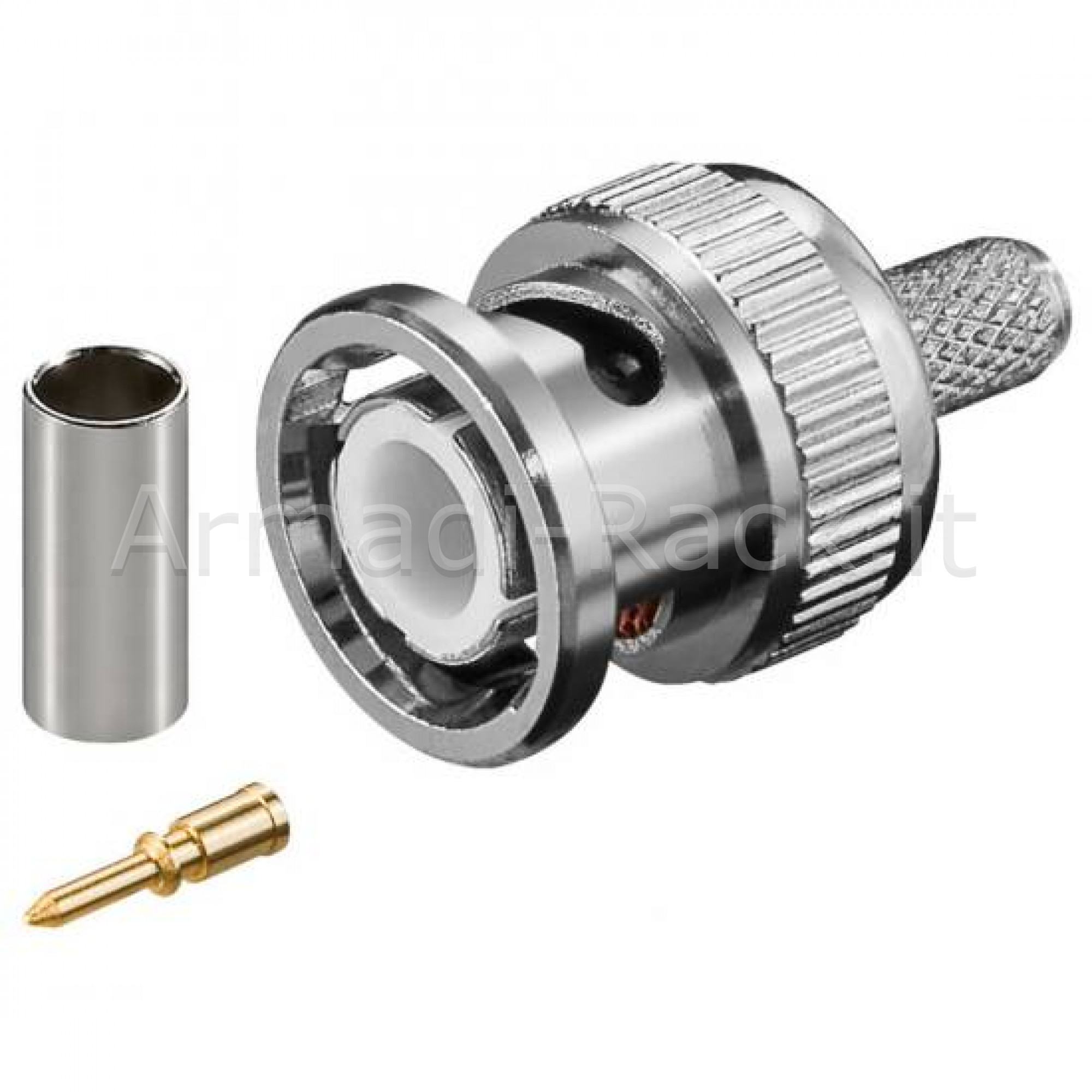 *Connettore Rg58 Bnc Maschio a Crimpare (A-Nc 09/S)
