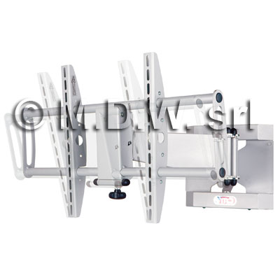 Supporto universale da parete estensibile ed inclinabile per monitor...