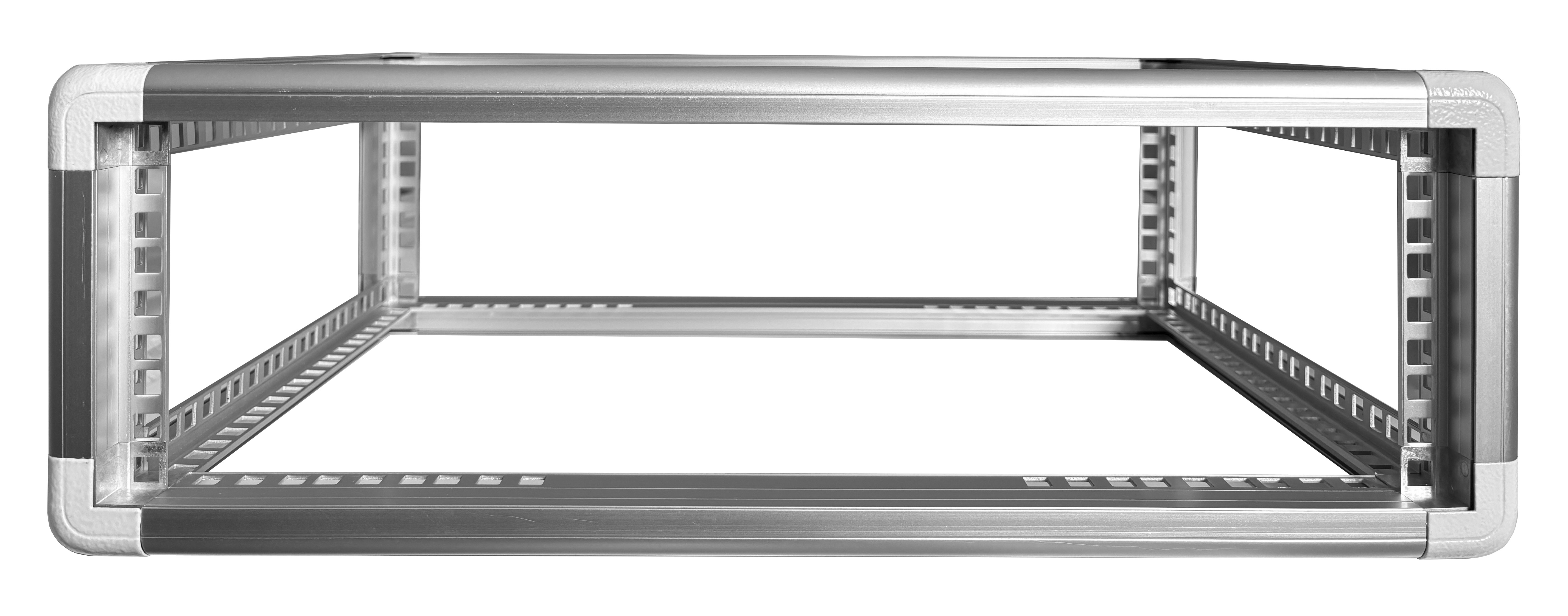 Telaio rack in alluminio 3U 174X525X436 mm