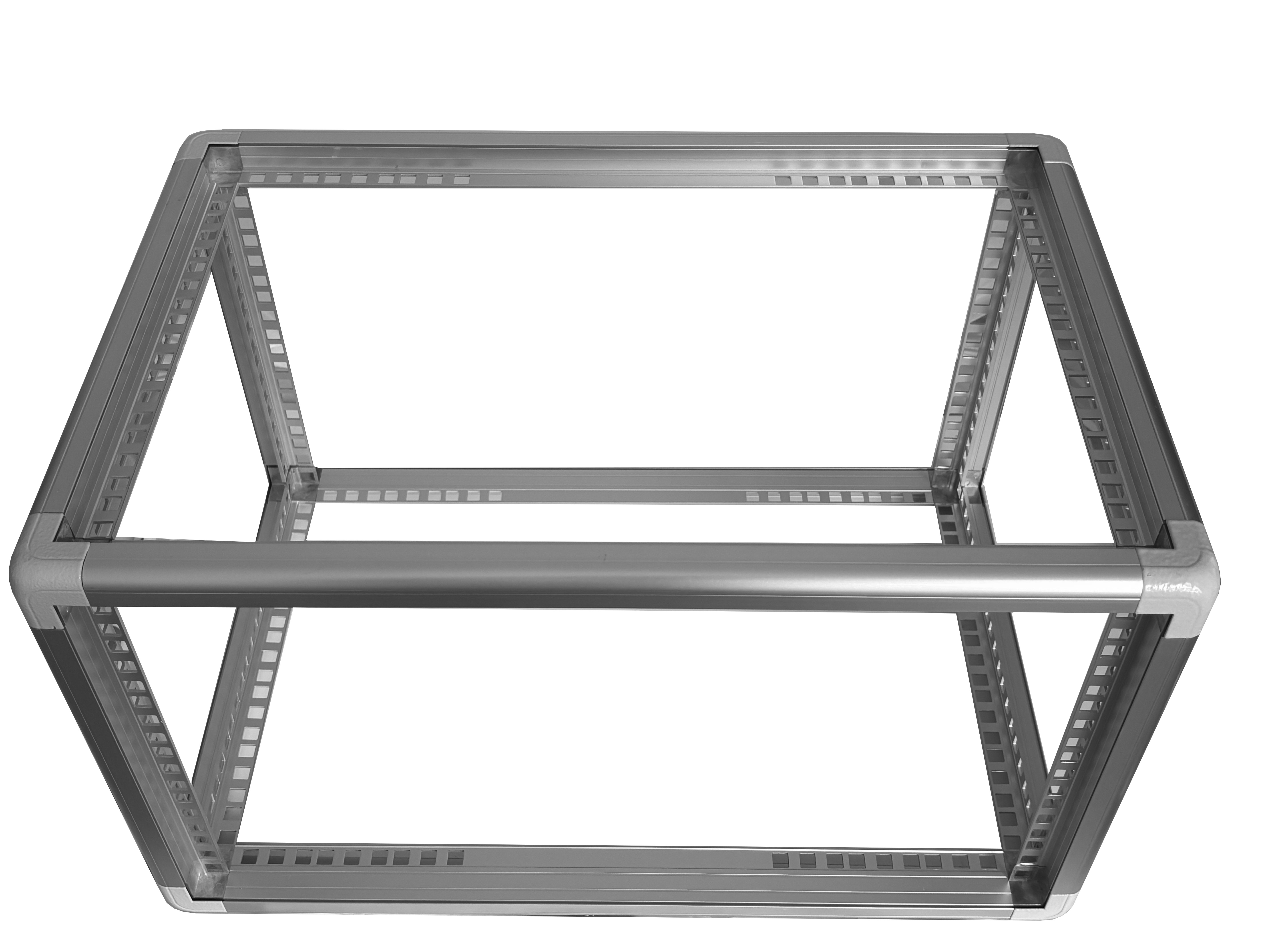 Telaio rack in alluminio 6U 308X525X348 mm