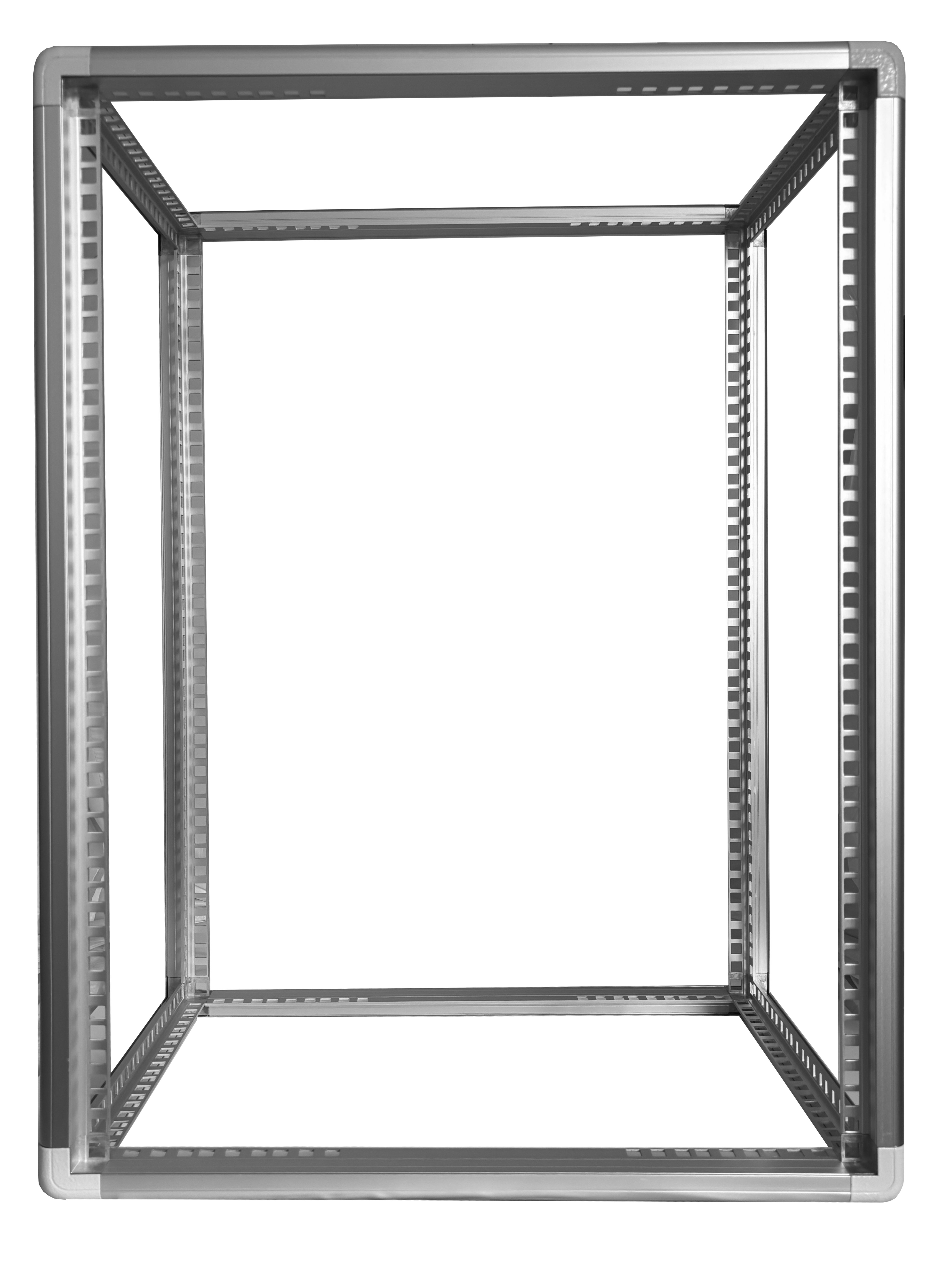 Telaio rack in alluminio 15U 707X525X259 mm