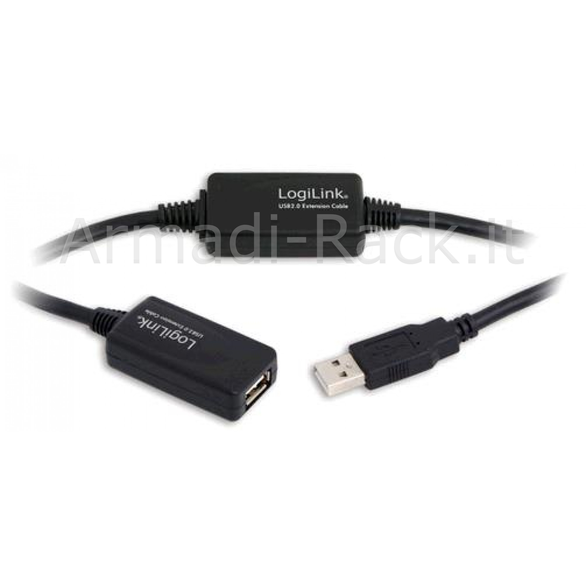 Estensore di Linea USB 2.0 Maschio/Femmina con Cavo da Mt. 10
