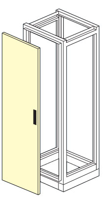 porta anteriore cieca armadio elettrico modulare altezza 1800,2000,2100