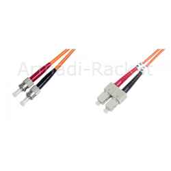 Cavo Fibra Ottica St a Sc Multimode Duplex 50/125 (Dk/Al) varie lunghezze