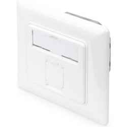 Digitus presa di rete cat 6a ea, compatibile con vari design, schermata, a incasso