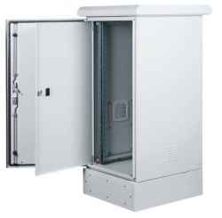 ARMADIO RACK 19" 24U PROTEZIONE IP65 misure L=600 A=1434 P=650 con zoccolo base altezza 200 mm