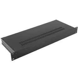 Cassettino 1 unità rack 19" in ferro verniciato profondità 150 mm con 6 prese C13 attestate C20, dirette senza interruttori o spie