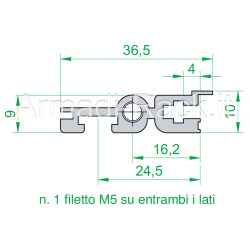 Pa 0 00 - Profilo Anteriore, varie dimensioni