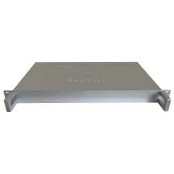 Contenitore a cassetto rack 19'' 1U in alluminio anodizzato naturale, con maniglie, varie Unità profondità 213 - 441 mm