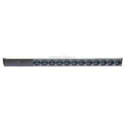 Multipresa rack 12 prese UNEL universale 10/16 Amper italiana + schuko, diretta 1U, 16A, 230V