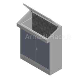 Quadro a leggio varie larghezze x 1110H x 350P con piano inclinato incernierato sul lato più alto