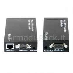 Extender vga su cavo ethernet fino a 300mt con audio
