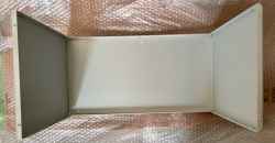 Contenitore rack 6U con flange 19” e maniglie, profondità 241,4 mm, corpo fianchi e base ciechi in alluminio anodizzato naturale 2 mm,...