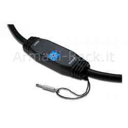 Cavo di Connessione HDMI 19 Poli con Amplificatore Attivo - Lunghezza Mt. 20