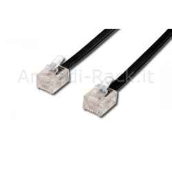 Cavo di Connessione per Linea Telefonica (Dritto) - Mt. 3