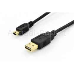Cavo usb - mini usb con spina a reversibile mt 1