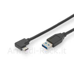 cavo usb 3.1 (gen 2) tipo "c" 90° - usb "a"