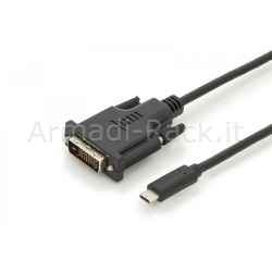 Cavo USB Tipo-C - Dvi M/M, 2.0M, 1080P@60Hz