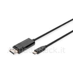 Digitus cavo adattatore bidirezionale usb type c displayport