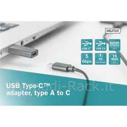 Adattatore usb tipo "c" femmina - usb "a" maschio